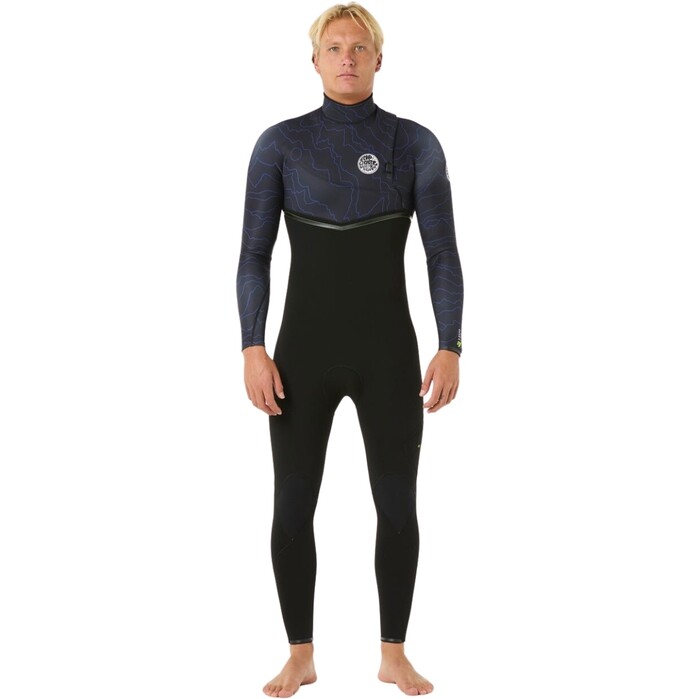 2024 Rip Curl Mens E Bomb 4/3mm Zip Free Wetsuit 14TMFS - Wild Berry